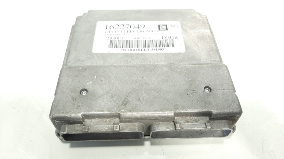 Calculator motor, cod GM16227049, Opel Astra G, 1.6 benz, X16SZR (id:491832)