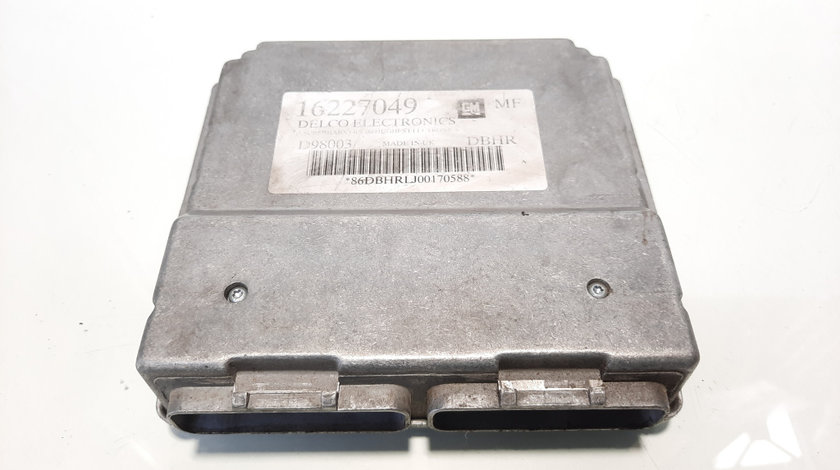 Calculator motor, cod GM16227049, Opel Astra G Sedan (F69), 1.6 benz, X16SZR (idi:535387)