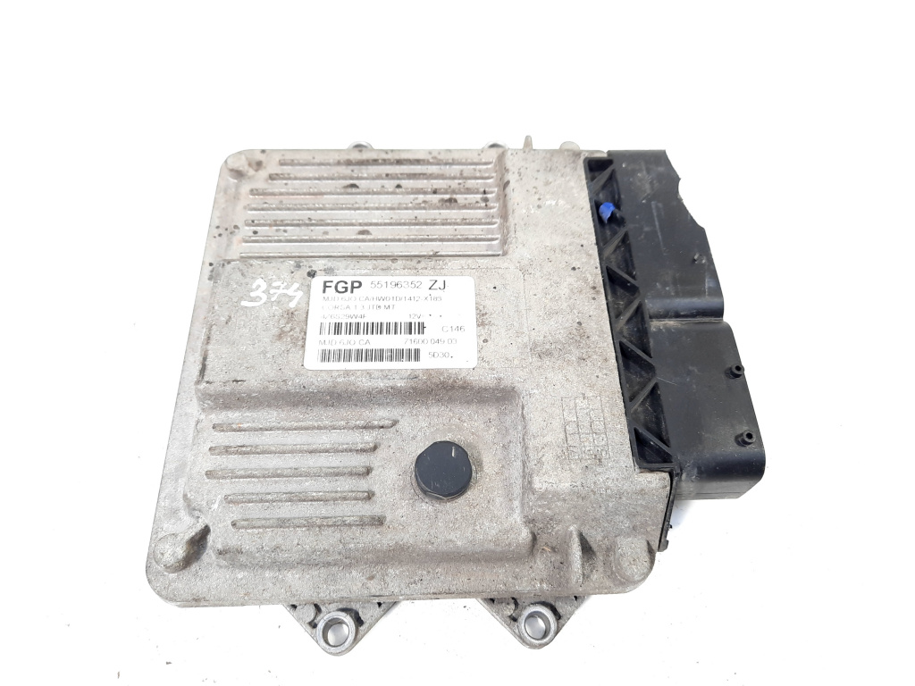 Calculator motor, cod GM55196352, Opel Agila (A) (H00), 1.3 CDTI, Z13DT (idi:550060)