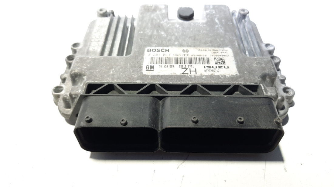 Calculator motor, cod GM55556829, 0281011943, Opel Astra G Sedan (F69), 1.7 CDTI, Z17DTL (idi:491747)