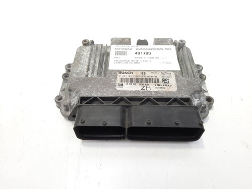 Calculator motor, cod GM55556829, 0281011943, Opel Astra H, 1.7 CDTI, Z17DTL (id:491790)