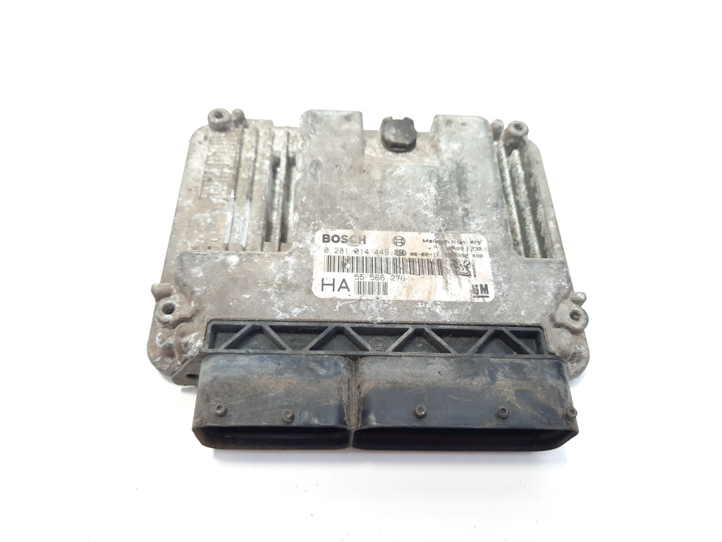 Calculator motor, cod GM55566276, 0281014449, Opel Vectra C, 1.9 CDTI, Z19DTH (id:483053)