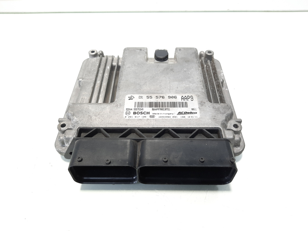 Calculator motor, cod GM55576906, 0281017105, Opel Insignia A, 2.0 CDTI, A20DTH (id:552502)