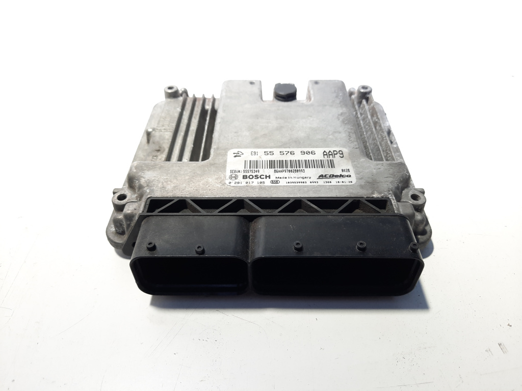 Calculator motor, cod GM55576906, 0281017105, Opel Insignia A, 2.0 CDTI, A20DTH (id:492004)