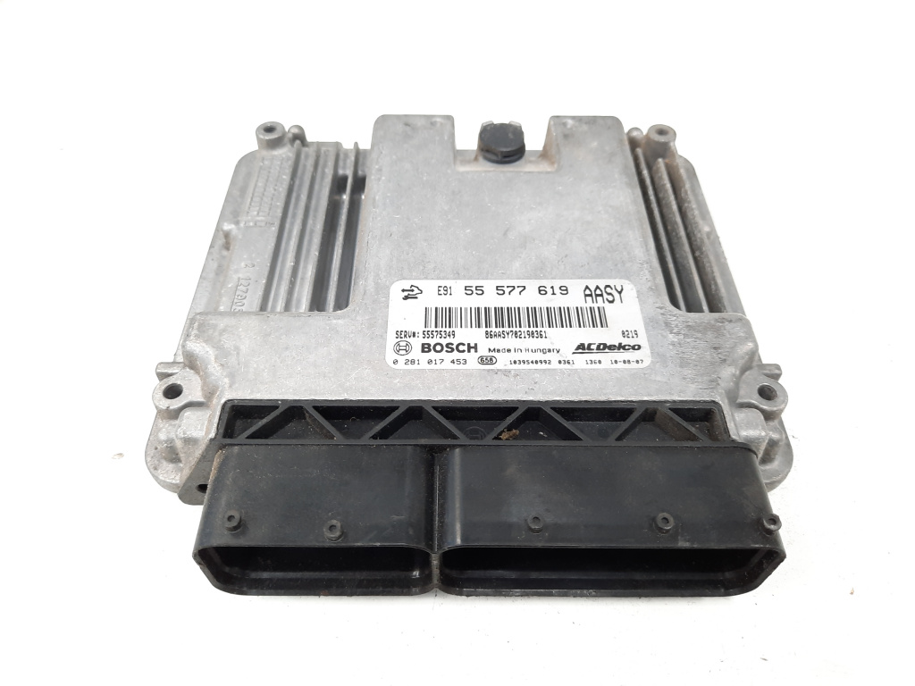 Calculator motor, cod GM55577619, 0281017453, Opel Insignia A, 2.0 CDTI, A20DTH (id:538602)