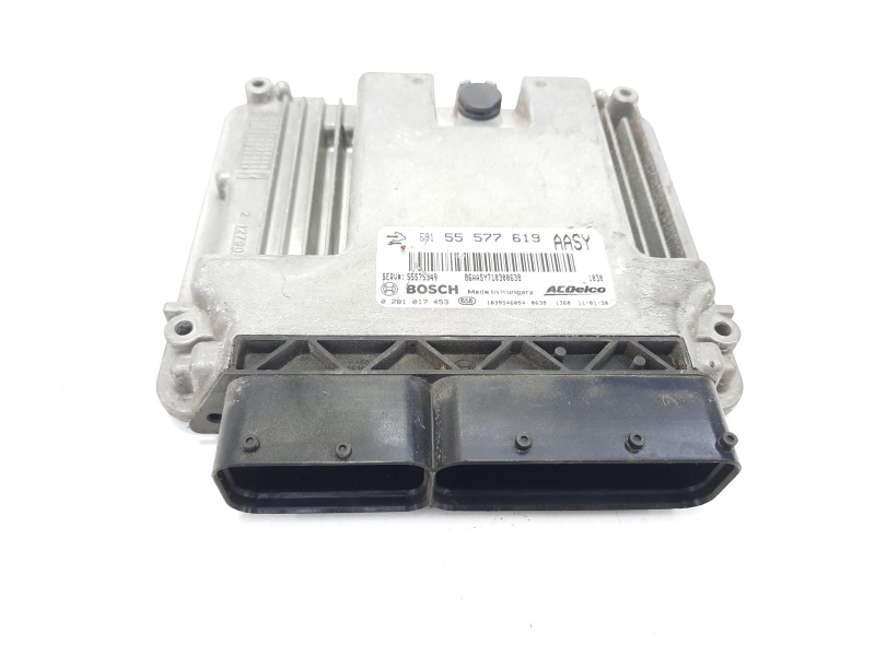 Calculator motor, cod GM55577619, 0281017453, Opel Astra J Combi, 2.0 CDTI, A20DTH (idi:483678)