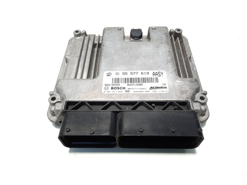 Calculator motor, cod GM55577619, 0281017453, Opel Insignia A, 2.0 CDTI, A20DTH (id:546266)