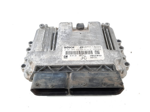 Calculator motor, cod GM98074154, 0281014643, Opel Astra H Twin Top, 1.7 CDTI, Z17DTH (idi:538610)