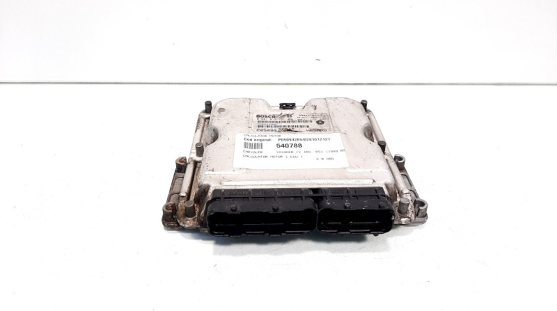 Calculator motor, cod P05094285, 0281012121, Chrysler Voyager IV (RG, RS) 2.8 CRD (id:540788)