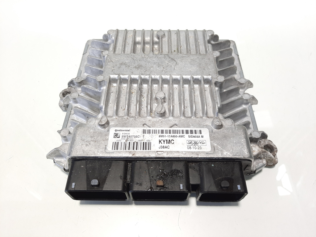 Calculator motor Continental, cod 8M51-12A650-AMC, Ford Focus 2 (DA), 2.0 TDCI, G6DD (idi:483406)