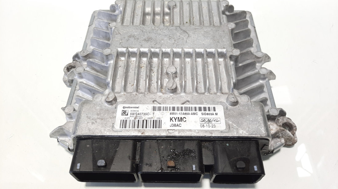 Calculator motor Continental, cod 8M51-12A650-AMC, Ford C-Max 1, 2.0 TDCI, G6DD (idi:483406)