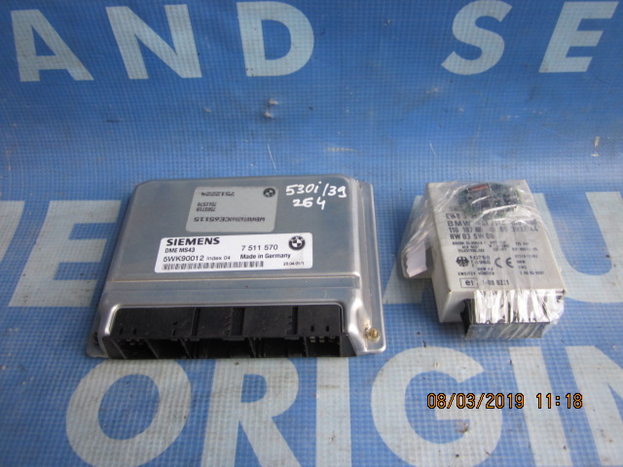 Calculator motor cu cip BMW E39 530i; 7511570