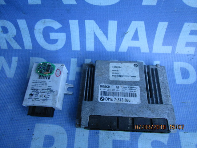 Calculator motor cu cip BMW E46 316i; Bosch 0 261 209 007