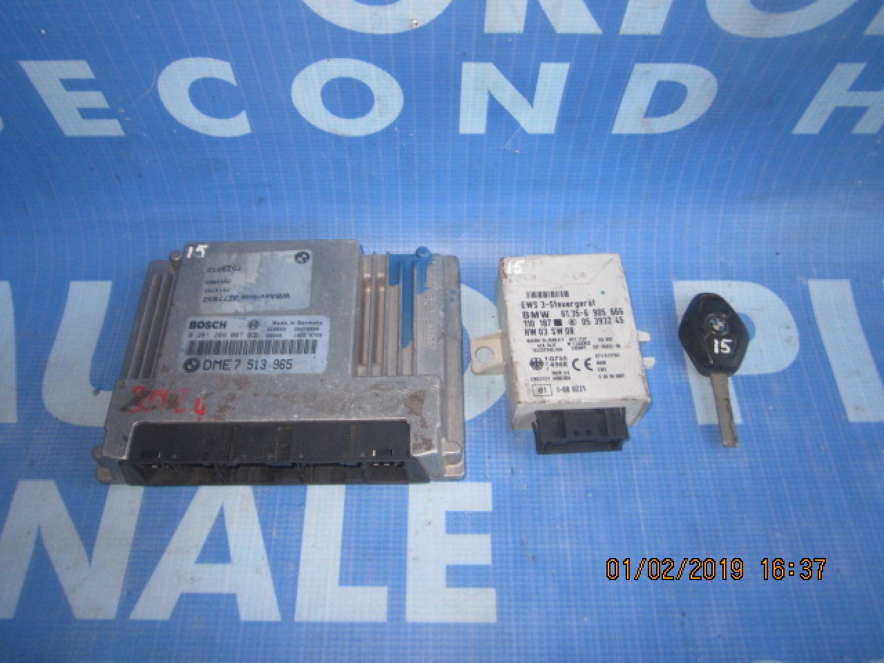 Calculator motor cu cip BMW E46 318i; 7513965