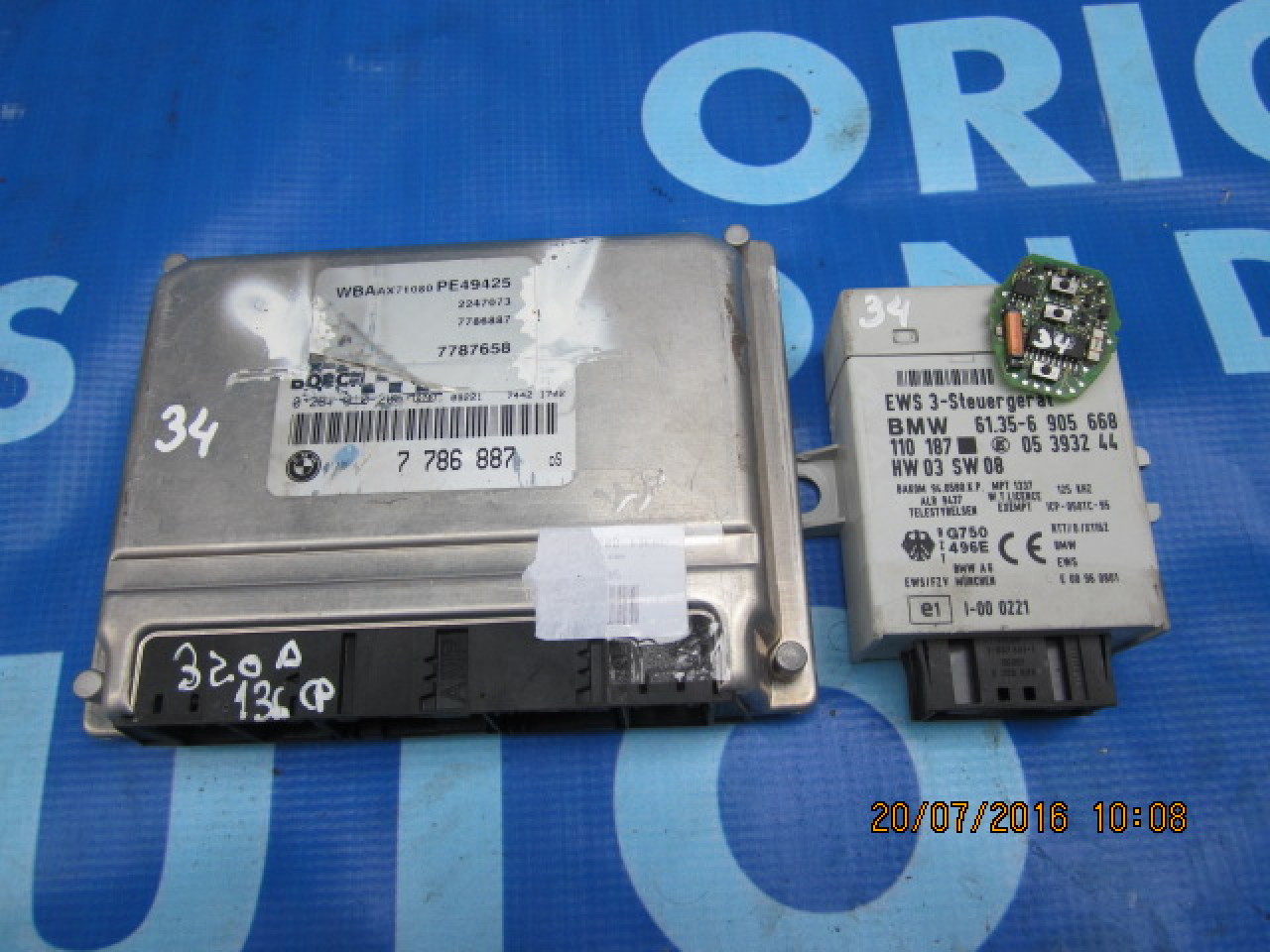 Calculator motor cu cip BMW E46 318i; Bosch 0 261 209 005