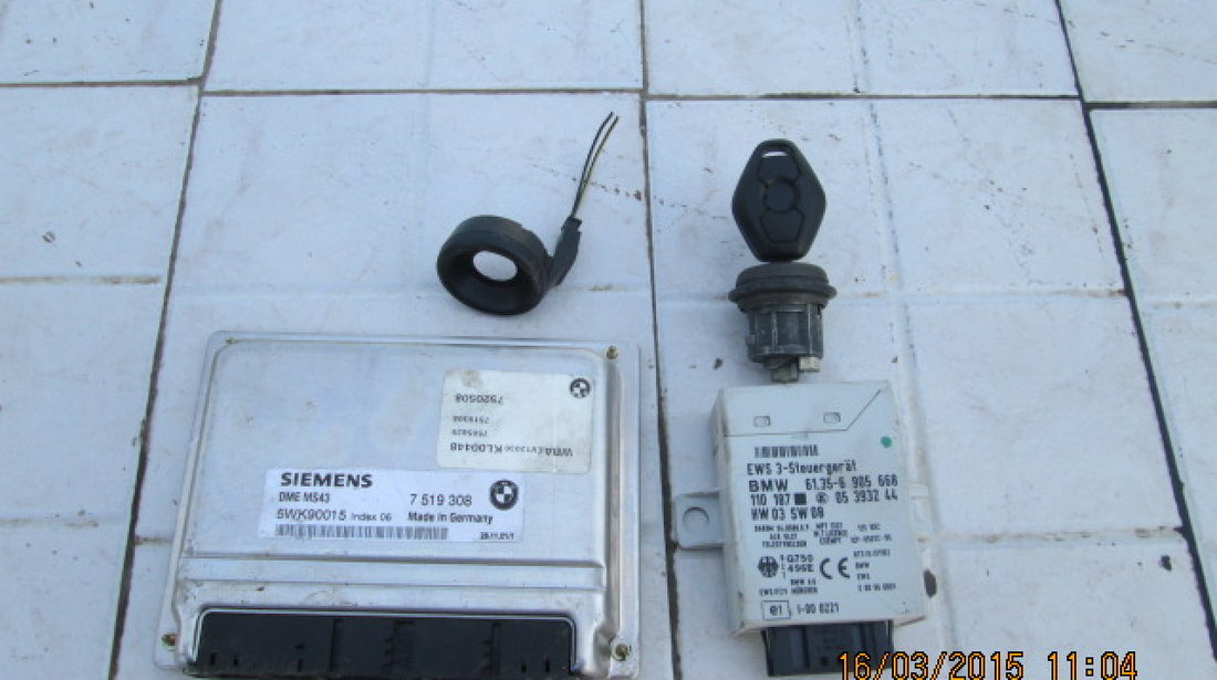 Calculator motor cu cip BMW E46 320i (cu contact,hidramat)