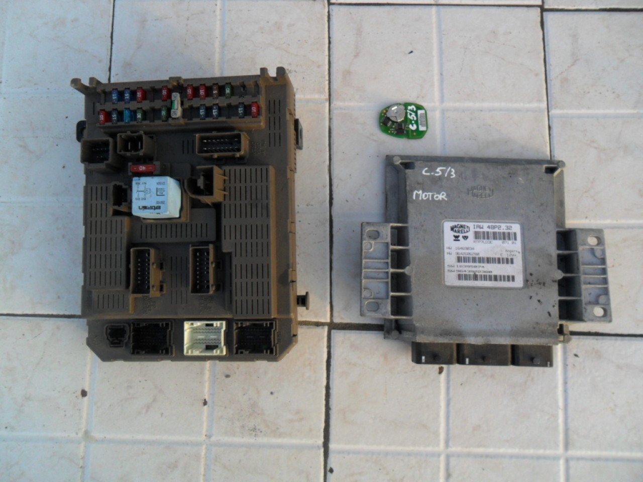 Calculator motor cu cip Citroen C5 2.0i; RTP7LD3C 071 01