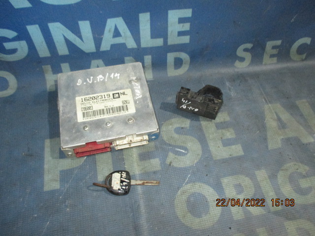 Calculator motor cu cip Opel Vectra B 1.6i 16v; 16202319