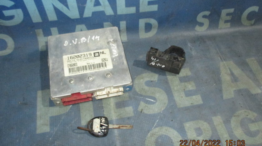 Calculator motor cu cip Opel Vectra B 1.6i 16v; 16202319