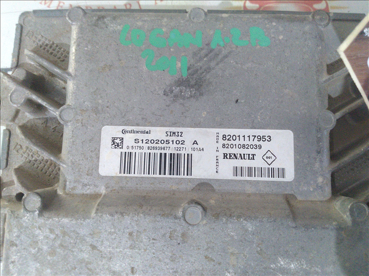 Calculator motor DACIA LOGAN 1.2B an fabr.2011