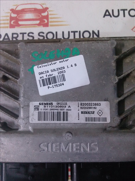 Calculator motor DACIA SOLENZA 1.4 B an fabr. 2003