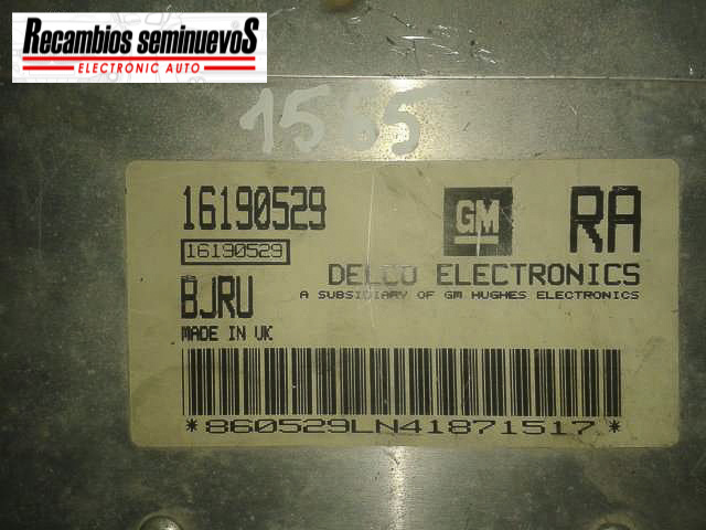 Calculator Motor DELCO ELECTRONICS OPEL CORSA B 16190529 RA / 16190529RA / BJRU16190529 RA / 16190529RA / BJRU