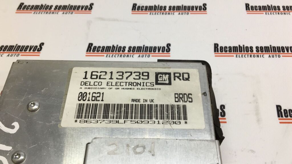 Calculator Motor DELCO ELECTRONICS OPEL TIGRA 16213739 RQ / 16213739RQ / BRDS16213739 RQ / 16213739RQ / BRDS
