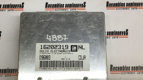 Calculator Motor DELCO ELECTRONICS OPEL VECTRA B 16202319 NL / 16202319NL / D96003 / CDJA16202319 NL...