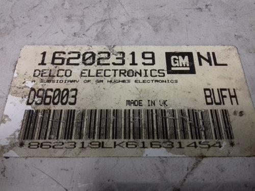 Calculator Motor DELCO ELECTRONICS OPEL VECTRA B 16202319 NL / 16202319NL / D96003 / BUFH16202319 NL...