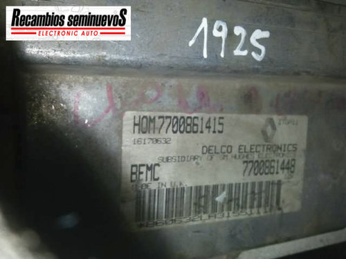 Calculator Motor DELCO ELECTRONICS RENAULT CLIO HOM 7700861415 / HOM7700861415 / 7700861448 / 161706...