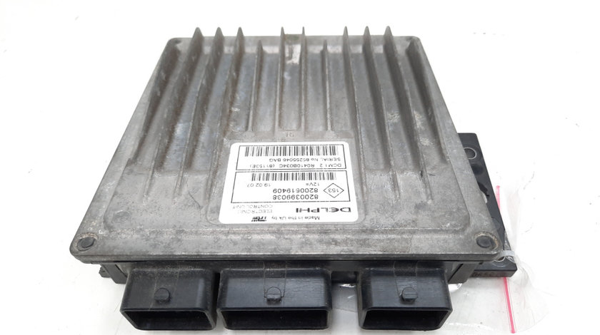 Calculator motor Delphi, cod 8200399038, 8200619409, Renault Megane 2, 1.5 DCI, K9K (id:491787)