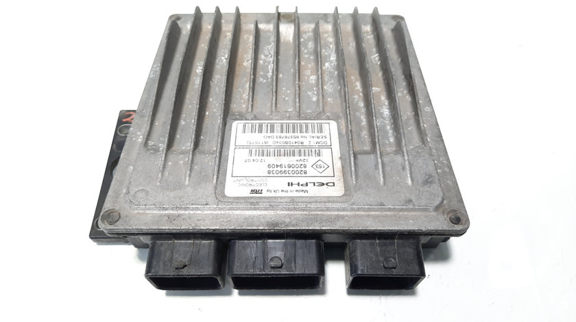 Calculator motor Delphi, cod 8200399038, 8200619409, Renault Megane 2, 1.5 DCI, K9K, Euro 4 (id:483074)