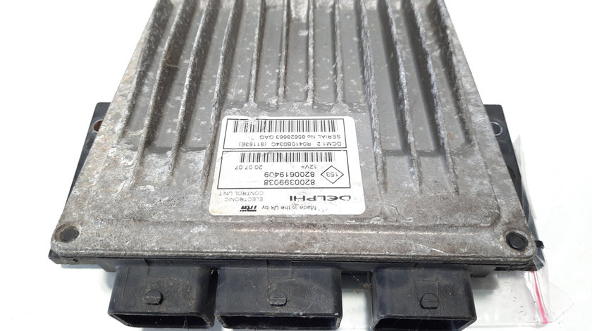 Calculator motor Delphi, cod 8200399038, 8200619409, Renault Megane 2, 1.5 dci, K9K, Euro 4 (id:483513)