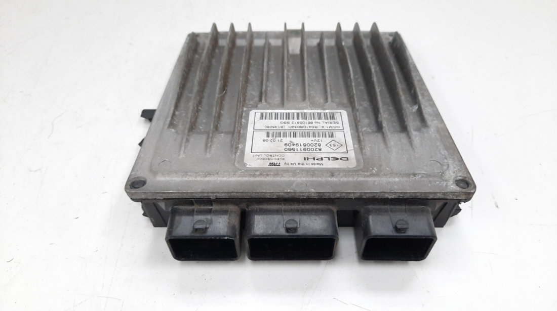 Calculator motor Delphi, cod 8200911560, Renault Kangoo 2 Express, 1.5 DCI, K9K802 (id:491565)
