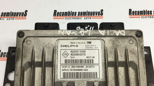 Calculator Motor DELPHI DACIA LOGAN R0410B036C, 8200513058, 8200603070,