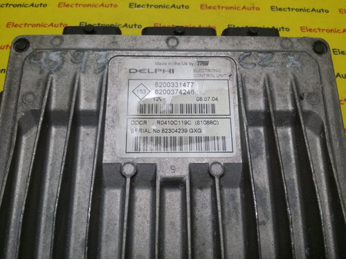 Calculator Motor DELPHI DELPHI RENAULT KANGOO R0410C119C / 8200331477 / 8200374246R0410C119C / 82003...