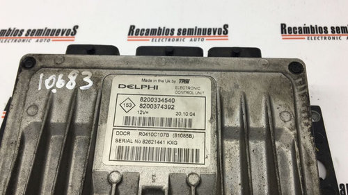 Calculator Motor DELPHI NISSAN ALMERA R0410C107B / 8200334540 / 8200374392R0410C107B / 8200334540 / ...