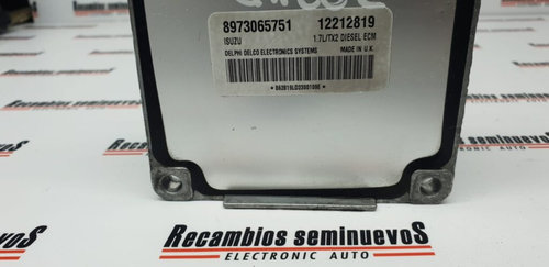 Calculator Motor DELPHI OPEL ASTRA 8973065751 / 12212819 / 17L TX2 / 17LTX28973065751 / 12212819 / 1...