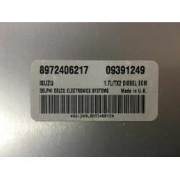 Calculator Motor DELPHI OPEL ASTRA G 8972406216 / 09391249 / DLCC / 1 7L TX2 / 17LTX28972406216 / 09391249 / DLCC / 1 7L TX2 / 17LTX2