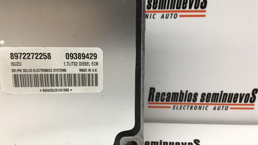 Calculator Motor DELPHI OPEL CORSA 8972272258 / 09389429 / D01009 / 1 7L TX2 / 17LTX2 / DLNB / DK8972272258 / 09389429 / D01009 / 1 7L TX2 / 17LTX2 / DLNB / DK