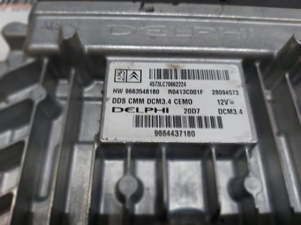 Calculator Motor DELPHI PEUGEOT 407 R0413C001F / HW 9663548180 / HW9663548180 / DDS CMM / DDSCMM / DCM3 4 / DCM34 / CEMO / 9664437180R0413C001F / HW 9663548180 / HW9663548180 / DDS CMM / DDSCMM / DCM3 4 / DCM34 / CEMO / 9664437180