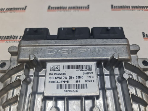 Calculator Motor DELPHI PEUGEOT 508 9666375980 / 9809842780 / 28429574 / DCM3 4 / DCM349666375980 / ...