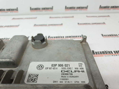 Calculator Motor DELPHI VOLKSWAGEN POLO 03P 906 021 / 03P906021 / 03P 907 425 A / 03P907425A / DCM3 ...