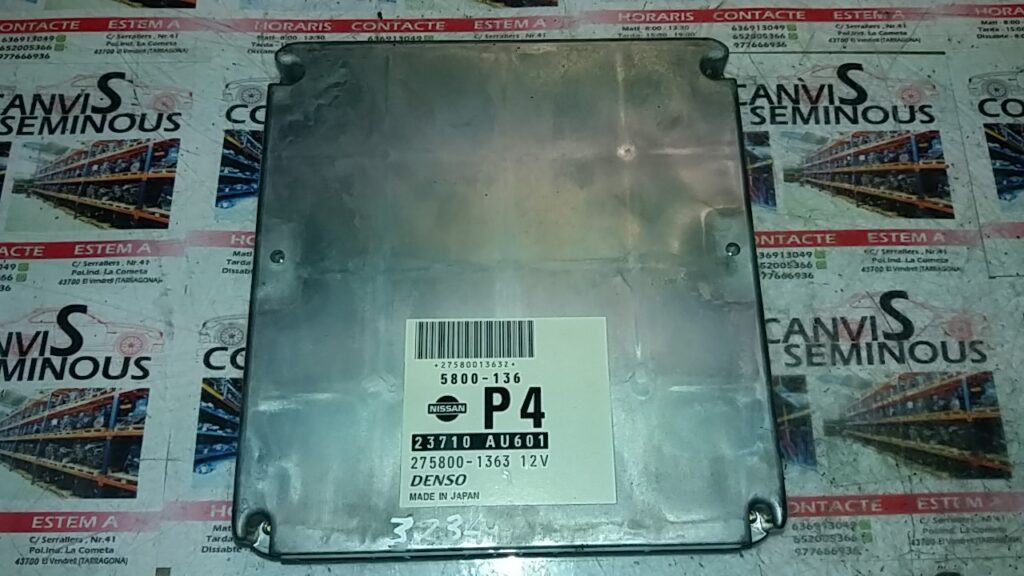 Calculator Motor DENSO NISSAN PRIMERA 23710 AU601 / 23710AU601 / 275800-1363 / 275800 1363 / 2758001363 / 5800-136 / 5800 136 / 580013623710 AU601 / 23710AU601 / 275800-1363 / 275800 1363 / 2758001363 / 5800-136 / 5800 136 / 5800136