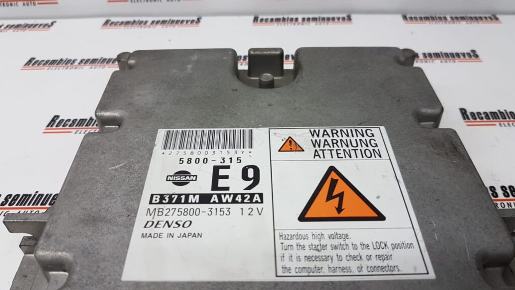 Calculator Motor DENSO NISSAN PRIMERA B371M AW42A / B371MAW42A / MB275800-3153 / MB275800 3153 / MB2758003153 / 5800-315 / 5800 315 / 5800315B371M AW42A / B371MAW42A / MB275800-3153 / MB275800 3153 / MB2758003153 / 5800-315 / 5800 315 / 5800315
