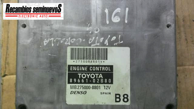 Calculator Motor DENSO TOYOTA COROLLA 89661-02B80 / 89661 02B80 / 8966102B80 / MB275000-8801 / MB275000 8801 / MB275000880189661-02B80 / 89661 02B80 / 8966102B80 / MB275000-8801 / MB275000 8801 / MB2750008801