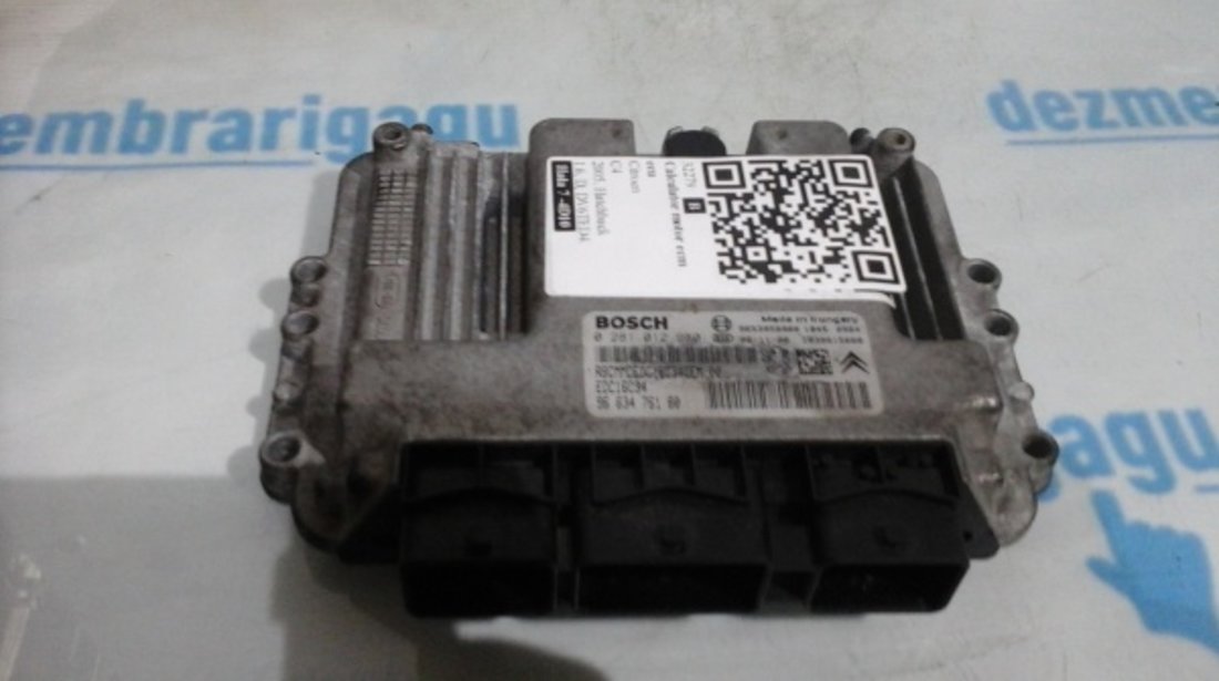 Calculator motor ecm ecu Citroen C4