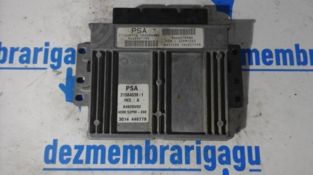 Calculator motor ecm ecu Citroen Xsara Picasso