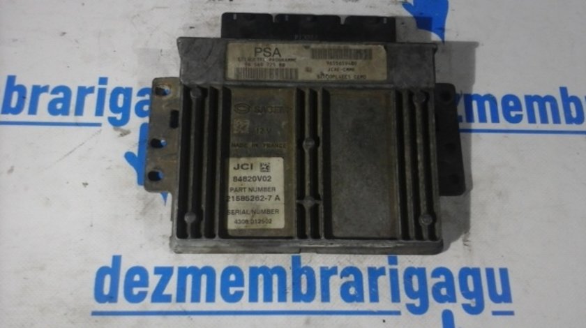 Calculator motor ecm ecu Peugeot 206