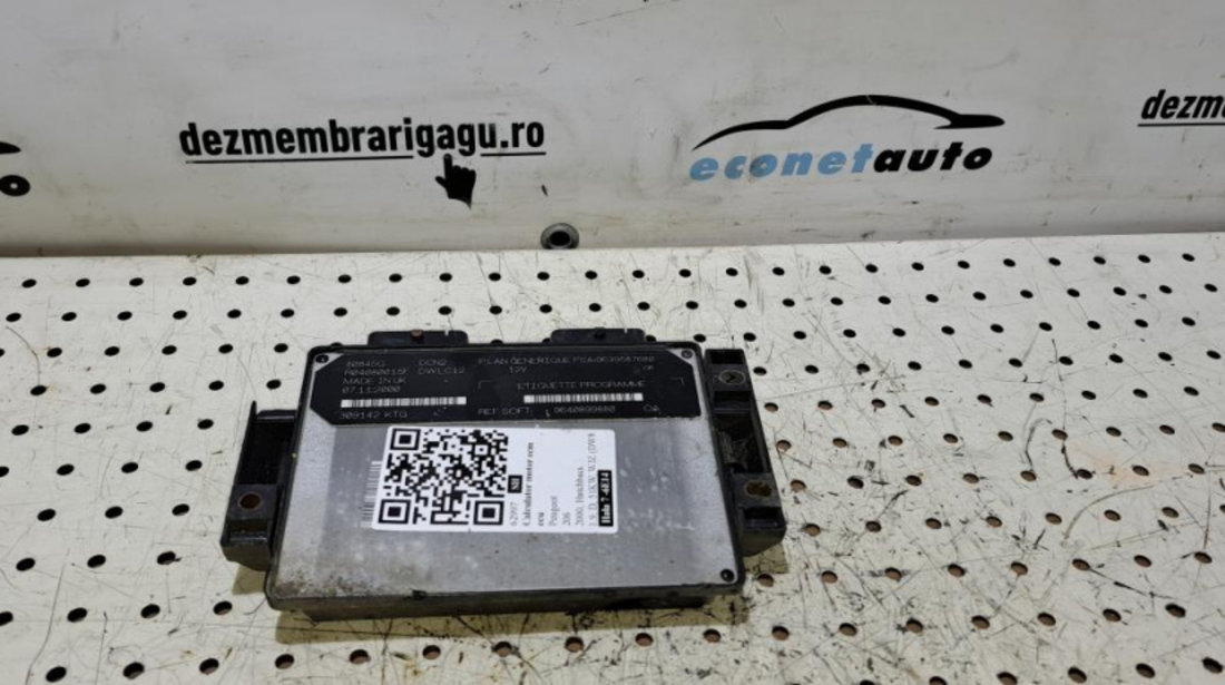 Calculator motor ecm ecu Peugeot 206